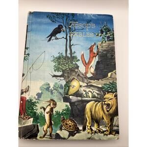Vtg 1987‎ Aesop’s Fable Fritz Kredel Grosset Dunlap Illustrated Junior Library